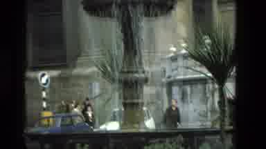 Granada Spain (1978): People In A City And Landscape Of Mountains And Large Green