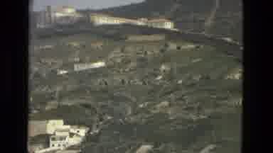 Cordoba Spain (1978): Nice White Family Homes On The Big Green Bumpy Hill That Has