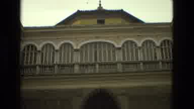Seville Spain (1978): Religious Temple Entrance With Fountain At The Main Entrance