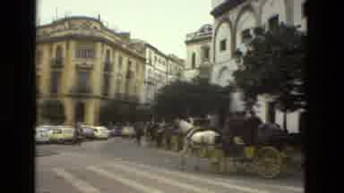 Seville Spain (1978): An Uneven Shot Of Various Intricate And Beautiful Buildings