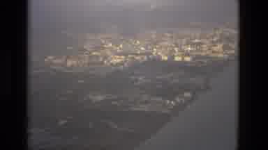 Barcelona Spain (1978): Landing In Small Aircraft Next To Small Town In Remote