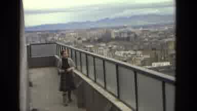 Barcelona Spain (1978): She Is Taking A Walk On The Balcony In Her Hotel Room