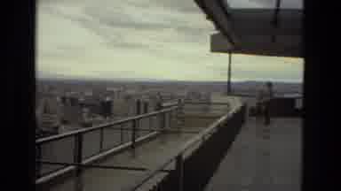 Barcelona Spain (1978): Woman And Child On Top Of Building In Very Large Apartment