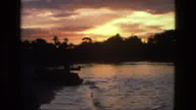 Manaus Brazil (1979): Sunrise Over Lake