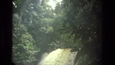 Manaus Brazil (1979): Big Waterfall In The Jungle