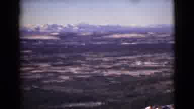 Alaska (1946): A Mountain Range Lies In The Distance Behind A Tree And Many