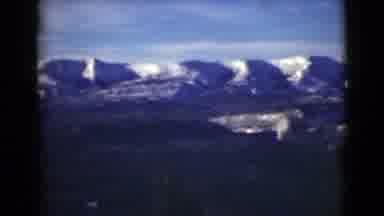 Alaska (1946): Pan Movement Of Snowy Mountains Landscape