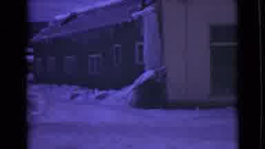 Alaska (1946): Old Footage American Truck In Winter Scene Parked Up In Snow