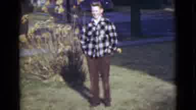 Alaska (1946): Beautiful Houses Boy With Clothes Cuadriculated Shirt Trees Without