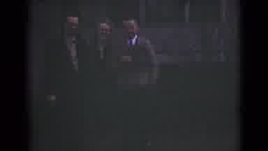 Alaska (1946): Two Men And A Woman Standing In A Dark Background Talking Posing