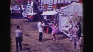 Ringling Brothers Sarasota Florida (1948): Elephants In Tutus Walking Through