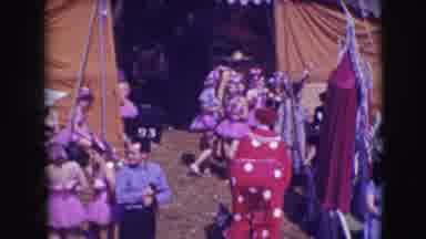 Ringling Brothers Sarasota Florida (1948): Circus With Elephants Tents Clowns