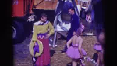 Ringling Brothers Sarasota Florida (1948): Circus Performers Are Dancing
