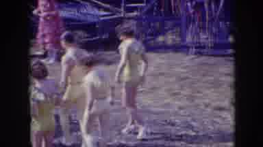 Ringling Brothers Sarasota Florida (1948): Carnival Acts In Yellow Leotards And