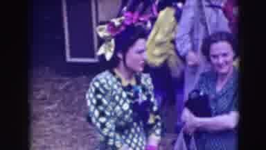 Ringling Brothers Sarasota Florida (1948): Carnival Performer Stumbles