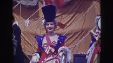 Ringling Brothers Sarasota Florida (1948): Ladies And Men All Dressed In Costumes
