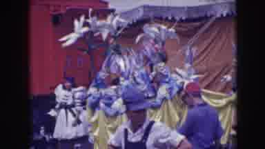 Ringling Brothers Sarasota Florida (1948): Artists Are Standing On The Stage With