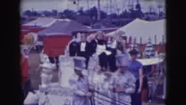 Ringling Brothers Sarasota Florida (1948): Children On White Vintage Cupid