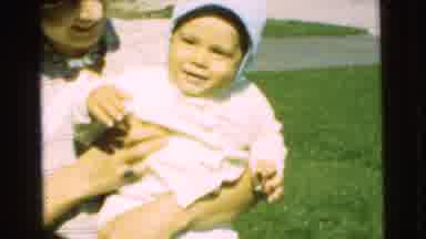Chatham New Jersey (1951): A Baby On An Old Camera