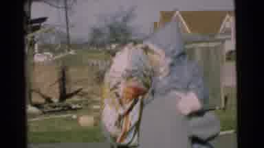 Chatham New Jersey (1951): The Mom Is Having Fun With Her Kid On The Street