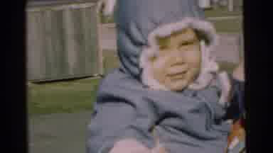 Chatham New Jersey (1951): Mom Twirling Her Baby About Smiling Her Face Showing