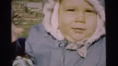 Chatham New Jersey (1951): Happy Baby Performing Tricks