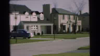 Chatham New Jersey (1951): Panoramic A Picturesque Neighborhood With Lovely Two