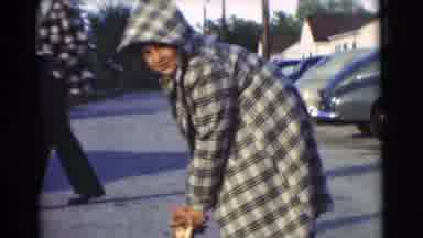 Chatham New Jersey (1951): Girl Plays With Her Doll And Makes It Walk Around As