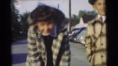 Chatham New Jersey (1951): Children Stroll Around Their Residence With Great