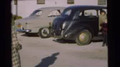 Chatham New Jersey (1951): Old Car Parking