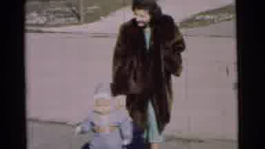 Chatham New Jersey (1951): The Little Children Try To Walking In The Road Their