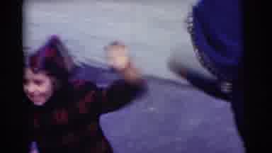 Chatham New Jersey (1951): Friends Or Siblings Playing Together By The Street In