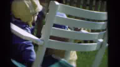 Chatham New Jersey (1951): The Little Child Is Doing Something In The Garden
