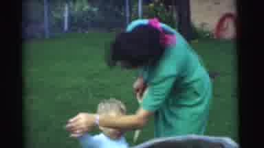 Chatham New Jersey (1951): Woman Scolds Child For Attempting To Put Hand In