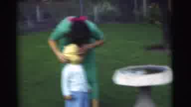 Chatham New Jersey (1951): The Baby Caring In The Mother On The Garden