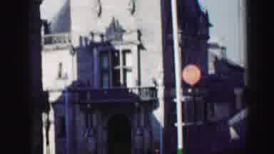 Edinbourgh Scotland (1952): Old Building With Beautiful Architecture On The Corner