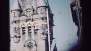Edinbourgh Scotland (1952): Vintage Film Of A Church
