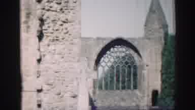 EDINBOURGH SCOTLAND-1952: Old Derelict Church Ruins