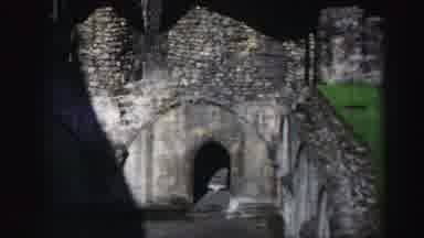 Edinbourgh Scotland (1952): A Shot Of A Very Old Looking Stone Building Possibly