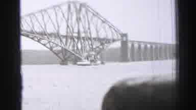 Edinbourgh Scotland (1952): An Ocean Bridge And Boats In The Ocean