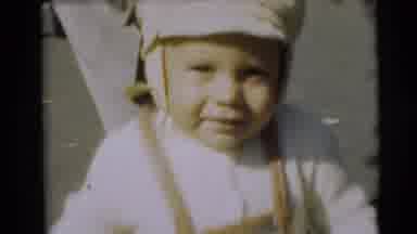 Pennington New Jersey (1954): Mother Watching Over Her Child