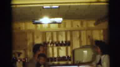 Pennington New Jersey (1954): Lady And Man Playing With Boy In Restaurant