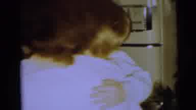 Pennington New Jersey (1954): Mother Carrying And Smiling With Child Then Setting