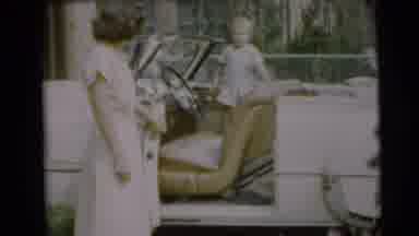 Pennington New Jersey (1954): The Boy Feeds The Creatures In The Pond And Their