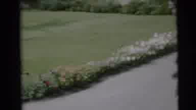 Pennington New Jersey (1954): Family Standing In Driveway With Small Child Dancing