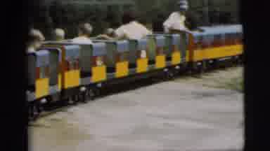 Pennington New Jersey (1955): The Conductor Takes The Children Around The Track