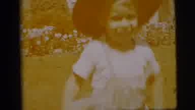 Pennington New Jersey (1955): People Having A Party And Little Girl Playing In