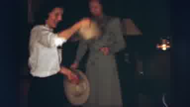 Pennington New Jersey (1955): Two Women Playing With A Little Boy That Is Dressed