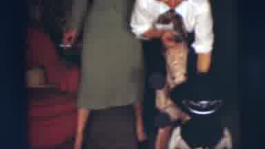 Pennington New Jersey (1955): Boy Dressed As Cowboy Fights And Then Shuts His Own