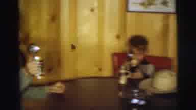 Pennington New Jersey (1955): Family Celebration Inside The House With Everyone